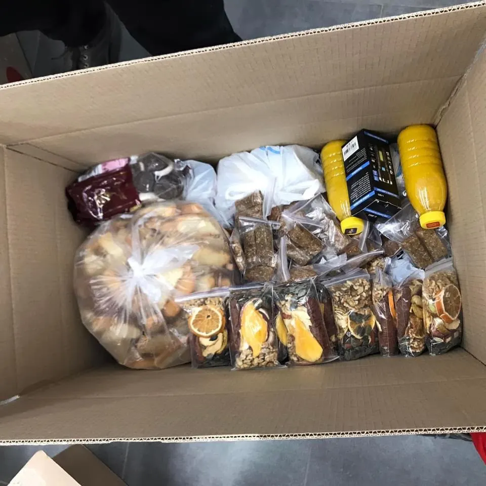 Dried fruit and meat